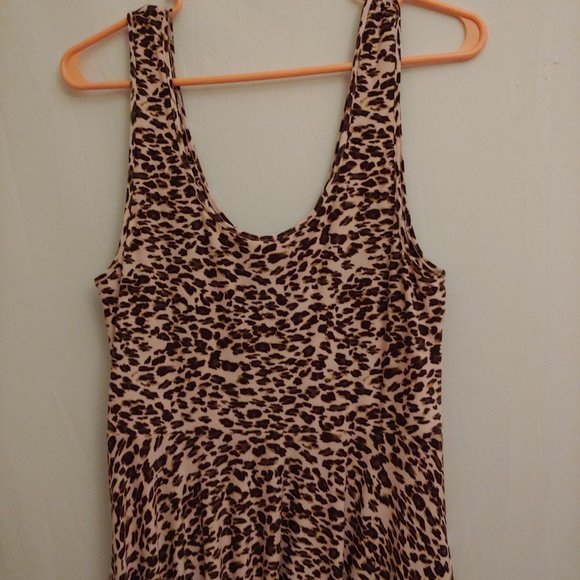Free People Leopard  mini dress size small - Picture 8 of 10